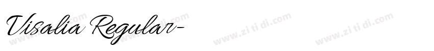 Visalia Regular字体转换 Visalia Regular字体转换